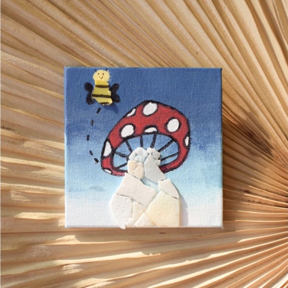Mushroom Hawaii MicroPlastic Mini Artwork - Picture 1 of 1